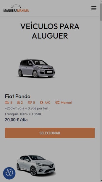 Plataforma completa para rent-a-car